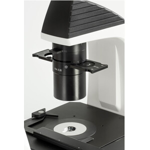 Kern Microscopio invertido OCM 166, FL, PH, trino, invers, Abbe-N.A.-0,3-Kondensor fix, 10x-40x, 30W LED, Al, 100W HBO, Dl