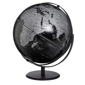 TROIKA Globo terráqueo Juri Saturn Black 30cm