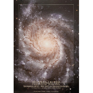 AstroMedia Póster Die Feuerrad-Galaxie