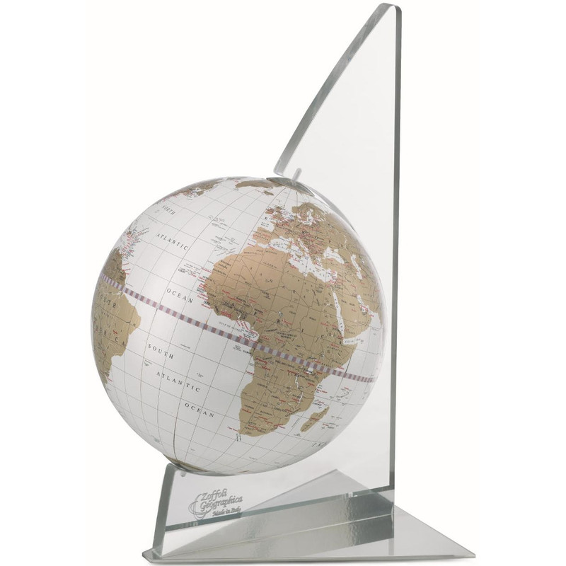 Zoffoli Globo terráqueo Vela White/ Gold 22cm