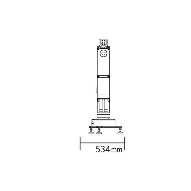 Montura iOptron Montierung HAZ130 Strain Wave Alt-AZ